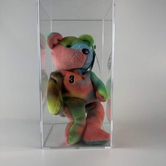 Salvino's Other - Vintage Bamm Beano's Alex Rodriguez #3 A-Rod Tie-Dye Bear Plush Case NY Yankees
